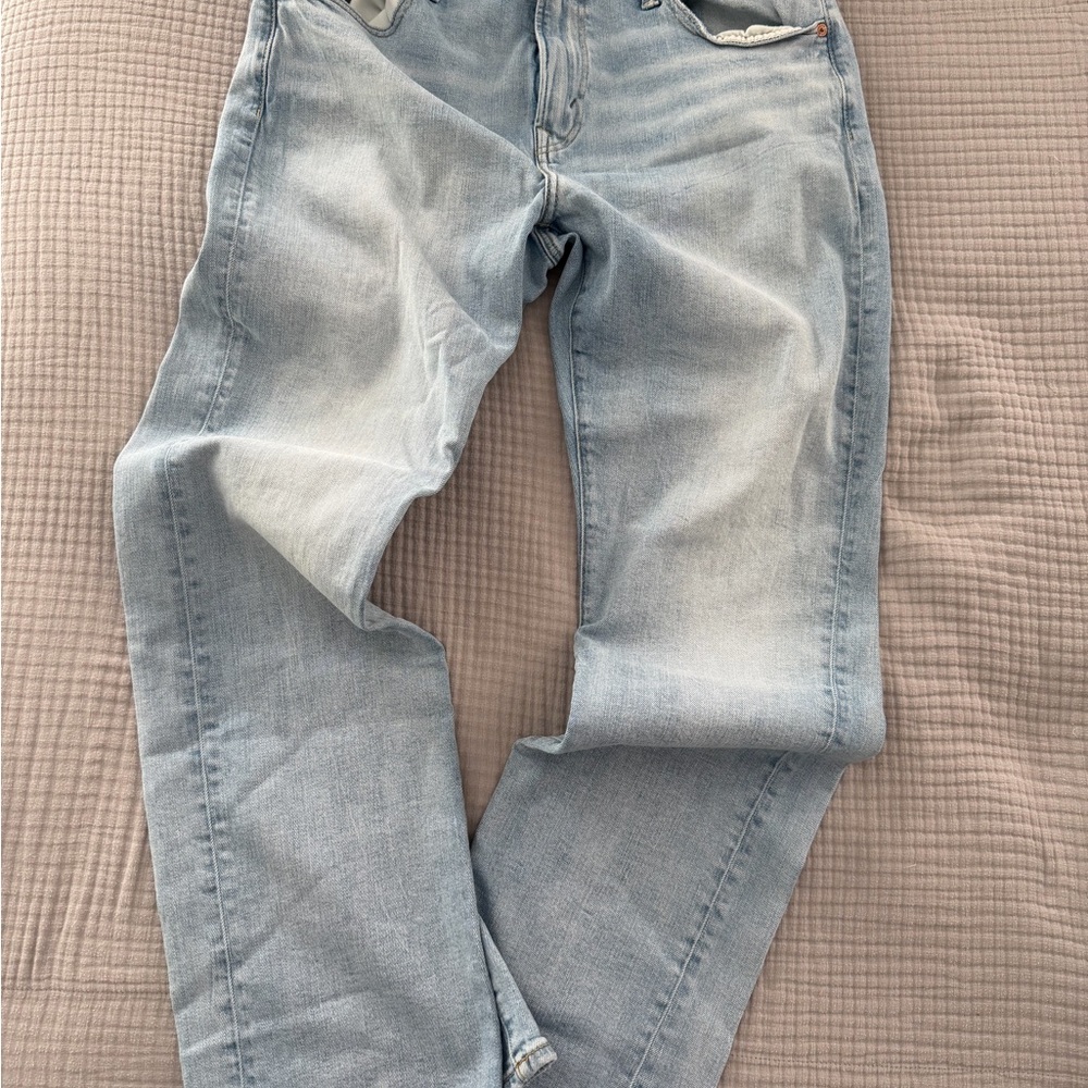 American Eagle Outfitters Men's Light Wash Jeans Airflex Original Boot Cut